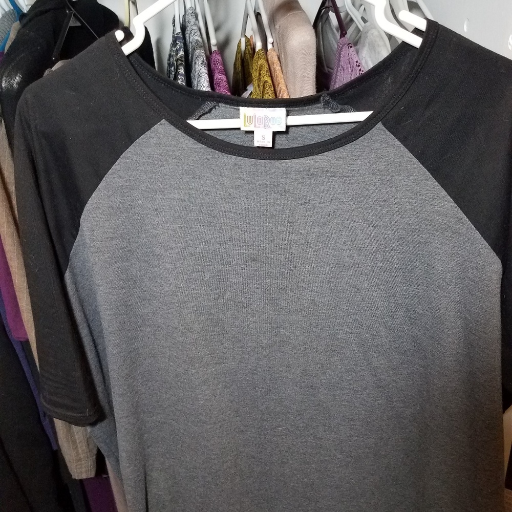 Lularoe small Irma black and gray